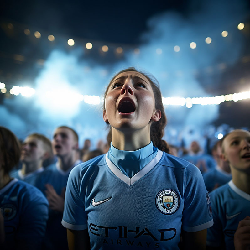 Deportista femenina cantando el himno nacional emocionada en un evento deportivo.